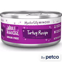 WholeHearted All Life Stages Grain-Free Turkey Recipe Minced in Gravy Wet Cat Food