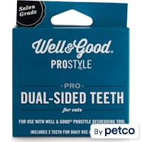 Well & Good ProStyle Dual-Sided Deshedding Replacement Teeth for Cats