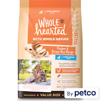 WholeHearted Adult Large-Breed Chicken & Brown Rice Recipe with Whole Grains Dry Dog Food