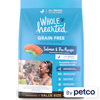 WholeHearted Grain Free All Life Stages Salmon and Pea Recipe Dry Dog Food