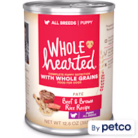 WholeHearted Beef & Brown Rice Recipe Puppy Pate Wet Food
