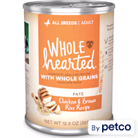 WholeHearted Chicken & Brown Rice Recipe Pate with Whole Grains Wet Dog Food