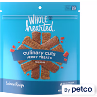 WholeHearted Culinary Cuts Salmon Recipe Jerky Dog Treats