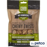 Good Lovin' Peanut Butter-Flavored Chewy Twists No-Rawhide Dog Chews