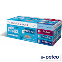 WholeHearted Grain-Free Tastes of the Sea Minced in Gravy Wet Cat Food Variety Pack