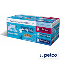WholeHearted All Life Stages Grain-Free Captain's Choice Morsels in Gravy Wet Cat Food Variety Pack