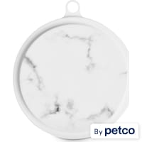 EveryYay Over The Top Marble-Print Food Can Lids for Pets