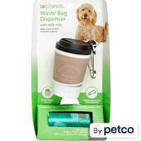 So Phresh Coffee Cup Dog Waste Bag Dispenser with Refill Rolls