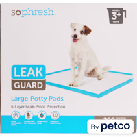 So Phresh Large Leak Guard Quilted Potty Pads