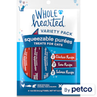 WholeHearted Squeezable Puree Cat Treat Variety Pack