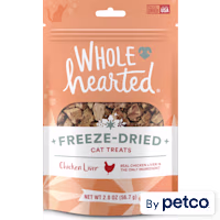 WholeHearted Chicken Liver Freeze-Dried Cat Treats