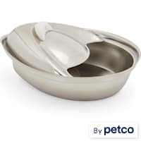 EveryYay Get Fresh Cascading Stainless Steel Deluxe Pet Fountain