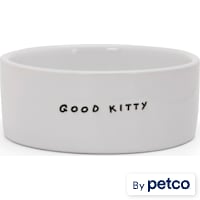 EveryYay Dining In Good Kitty Ceramic Cat Bowl