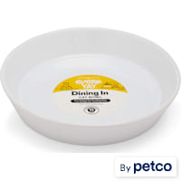 EveryYay Dining In Ceramic Cat Saucer with Fish Print