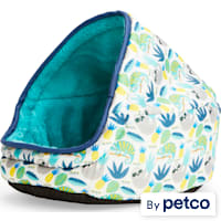 EveryYay Snooze Fest Jungle-Print Cuddle Cup Ferret Bed