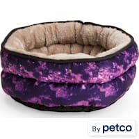 EveryYay Snooze Fest Galaxy-Print Donut Ferret Bed