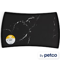 EveryYay Table Manners Black Marble Silicone Placemat