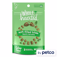 WholeHearted Chicken and Catnip Flavor Soft-Filled Bites Cat Treats