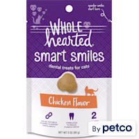 WholeHearted Chicken Flavor Cat Dental Treats