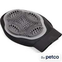 Well & Good 3-in-1 Grey Dog Grooming Mitt