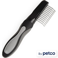 Well & Good Black Undercoat Curved Dog Comb