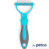 Well & Good Prostyle Dual-Sided Shedding Rake for Dogs
