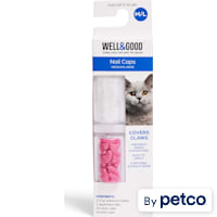 Well & Good Pink & Clear Cat Nail Caps