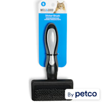 Well & Good Black Cushion Slicker Cat Brush