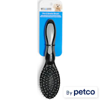 Well & Good Black Combo Pin & Bristle Dog Brush
