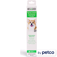Well & Good Tartar Control Toothpaste for Dogs, Peanut Butter Flavor