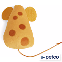 Leaps & Bounds Dental Cheese Mouse Cat Toy