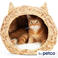 EveryYay Straw Cat Head Bed