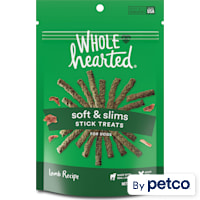 WholeHearted Grain Free Soft and Chewy Lamb Recipe Dog Stick Treats