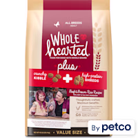 WholeHearted Plus Beef & Brown Rice Recipe with Whole Grains Plus Dry Dog Food