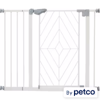 EveryYay Modern White Dog Gate