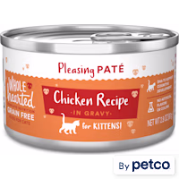 WholeHearted Grain Free Chicken Recipe in Gravy Wet Food Pate for Kittens