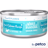 Wholehearted Grain Free Tuna & Salmon Recipe in Gravy Wet Food for Kittens