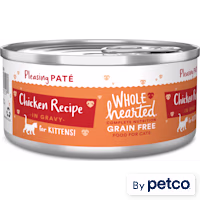 WholeHearted Grain Free Chicken Recipe Wet Food Pate for Kittens