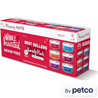 WholeHearted Grain Free Best Sellers Wet Cat Food Pate Variety Pack