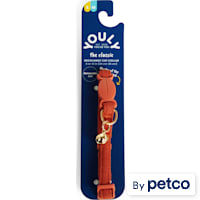 Youly Orange Solid Mesh Cat Collar