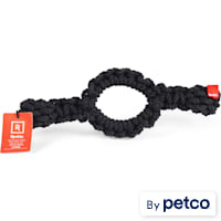 Reddy Black Macro Ring Dog Toy