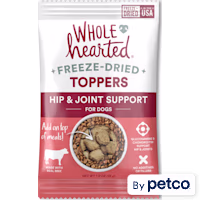 WholeHearted Freeze-Dried Hip & Joint Support Dog Food Toppers