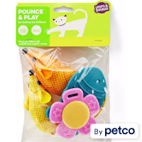 Leaps & Bounds Kitten Teething Toy Multipack