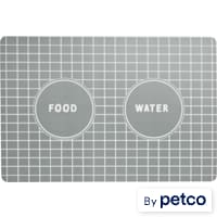 EveryYay Grey Grid Placemat for Dogs