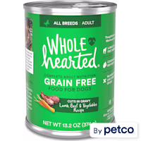 WholeHearted Lamb, Beef & Vegetables Recipe Cuts in Gravy Dog Food