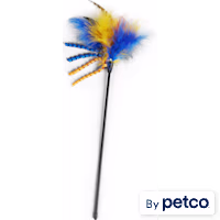 Leaps & Bounds Purple Wand Cat Teaser Toy