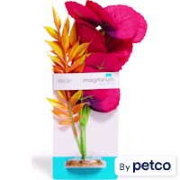 Imagitarium Red Leaf Silk Aquarium Plant