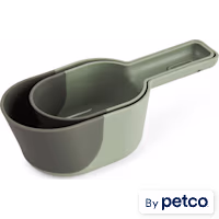 Reddy Green 2-Piece Flexible Scoop Set for Dogs