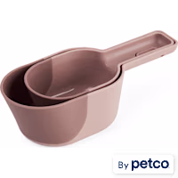 Reddy Pink 2-Piece Flexible Scoop Set for Dogs