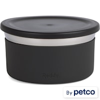 Reddy Black On-the-Go Dog Bowl Set